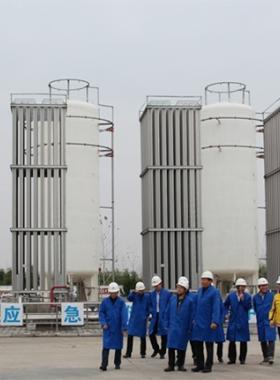 國家發(fā)改委調(diào)研組蒞臨六安新奧燃氣調(diào)研指導(dǎo)