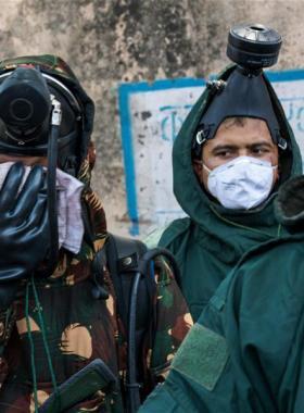 新德里6日發(fā)生煤氣泄漏事故，約200名學生現(xiàn)中毒癥狀